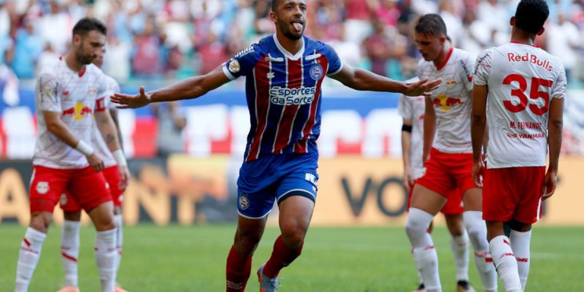 Bahia vence o Red Bull Bragantino com goleada de 4 a 0