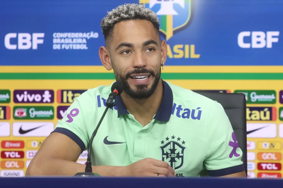 Matheus Cunha elogia Fernando Diniz e pensa no jogo contra o Peru