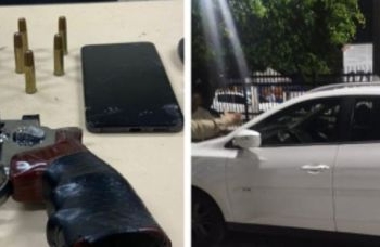 Dupla armada com carro roubado é presa pela PM em Itinga