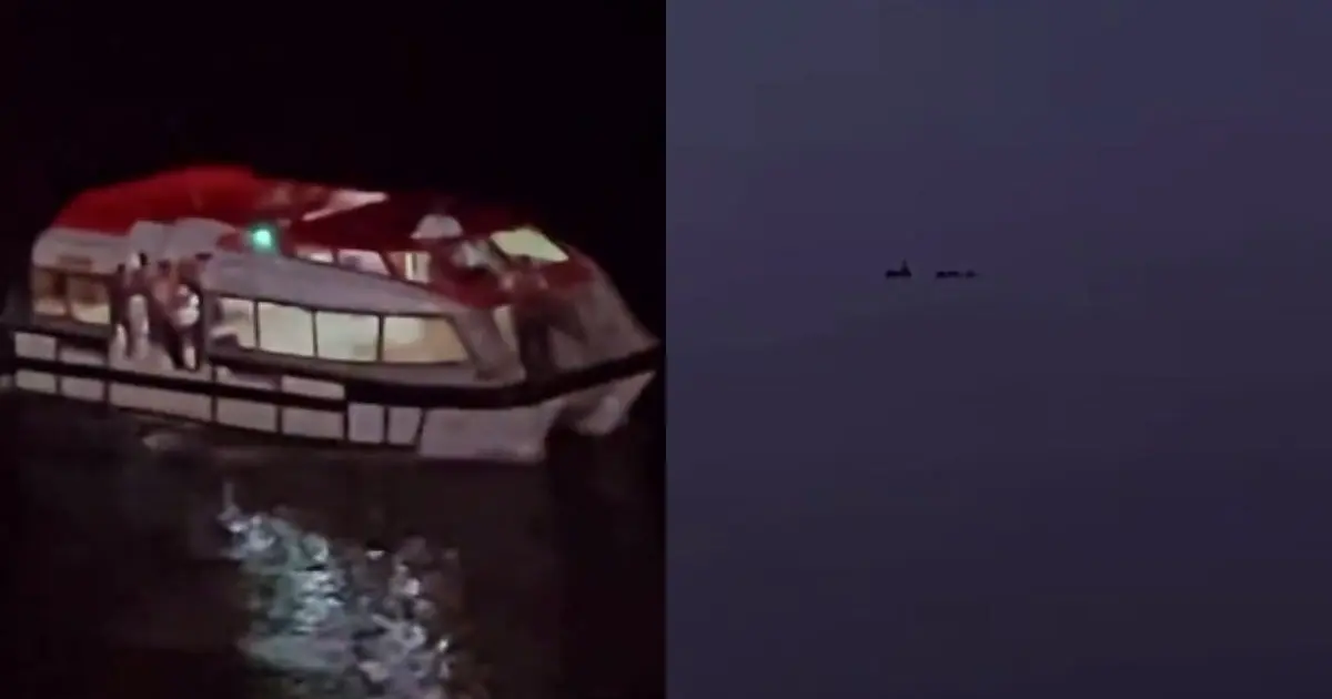 Influenciadora flagra naufrágio e pedido de ajuda de pescadores