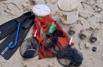 Explosivos são apreendidos durante operação contra pesca ilegal