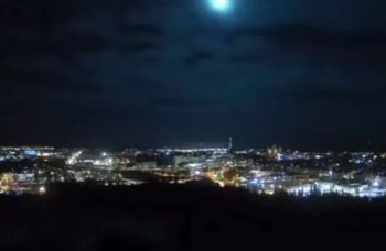 Meteoro provoca forte clarão no céu da Chapada Diamantina