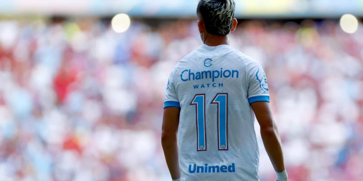 Biel assume a camisa 11 do Bahia depois de ceder a 10 para Everto Ribeiro