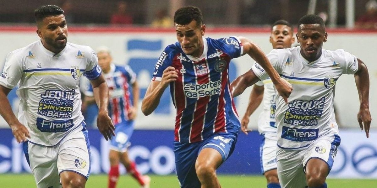 Na estreia no Baianão, Bahia é derrotado pelo Jequié na Arena Fonte Nova