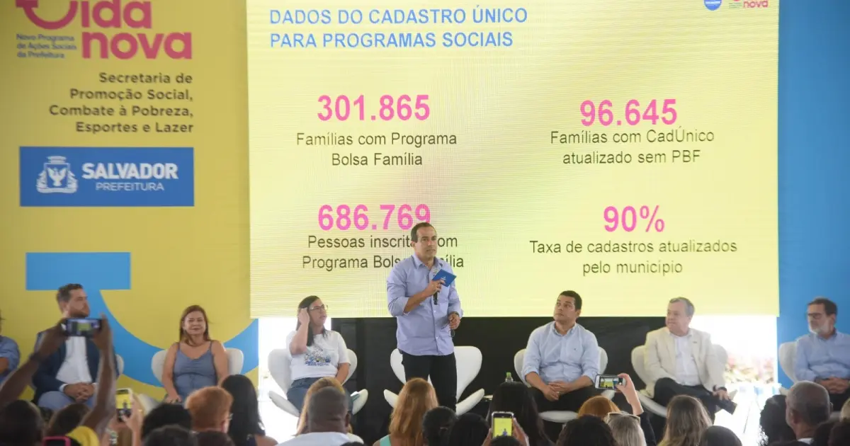 Prefeitura lança programa Vida Nova com 25 ações de assistência social e investimento de R$200 milhões