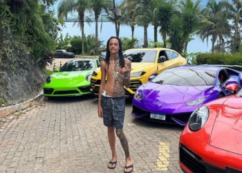 Filho de chefe do Comando Vermelho acumula fortuna com carros de luxo e até animal de estimação raro