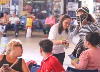 Rodoviária de Salvador recebe ação de conscientização contra Aedes aegypti