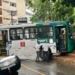 Ônibus derrapa no Jardim Apipema