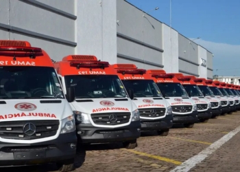 Lula entrega 280 novas ambulâncias para a frota do Samu