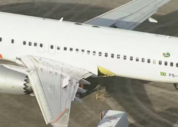 Avião e carro colidem durante decolagem no Aeroporto do Galeão