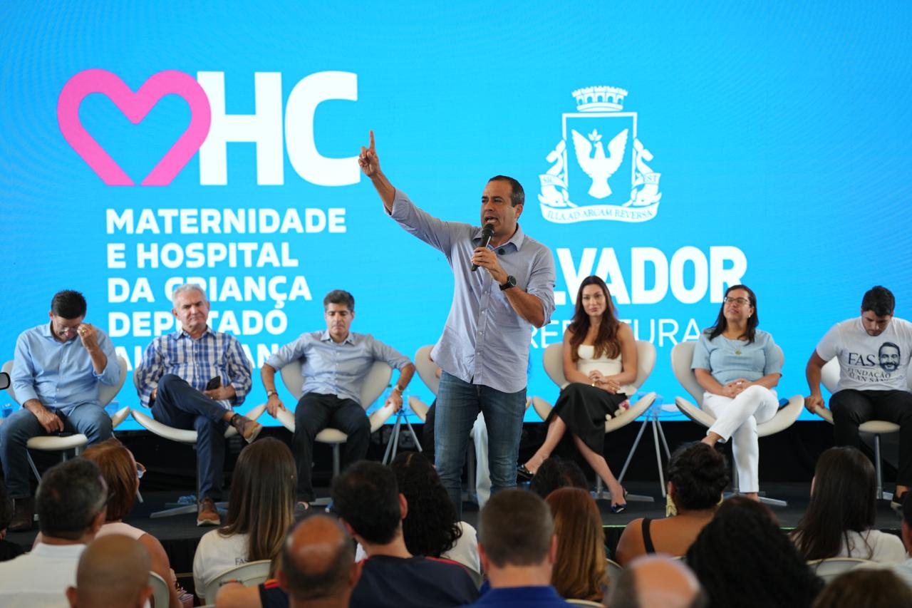Prefeitura inaugura 1ª maternidade municipal de Salvador com 198 leitos, atendimento infantil, hospital dia e centro de bioimagem