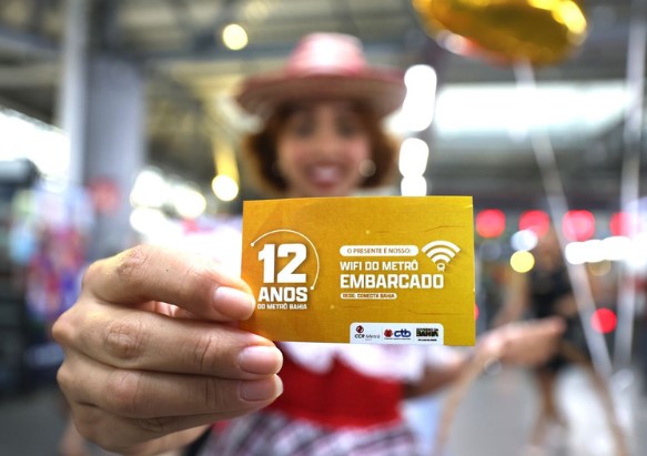 Metrô lança wi-fi gratuito e mais de 400 mil passageiros por dia devem utilizar