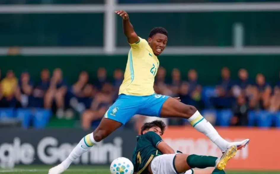 Joia do Bahia estreia pela Seleção Sub-20 e chama atenção de comissão de Ancelotti