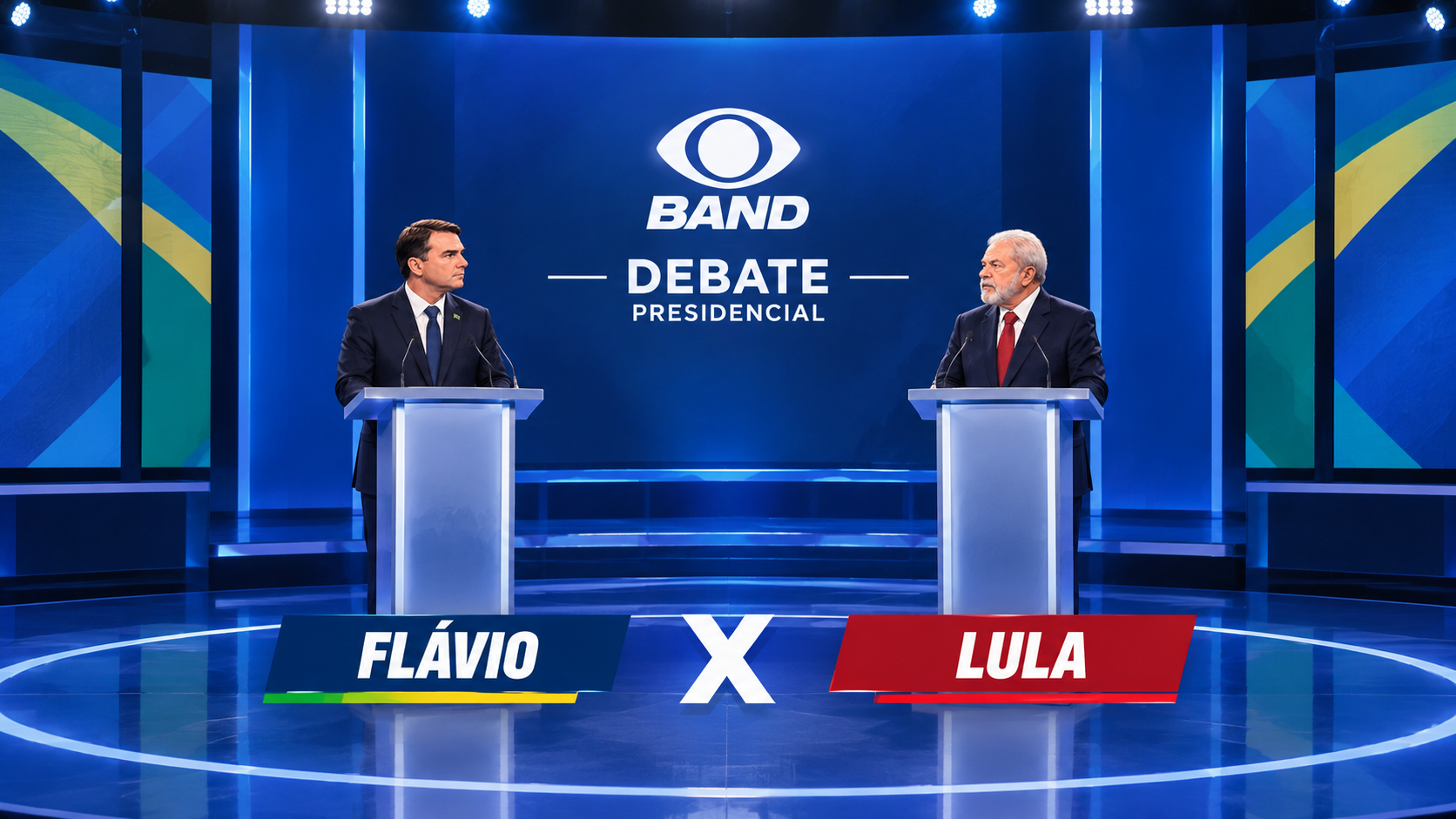 Flávio Bolsonaro muda de posição e confirma presença em debate da Band com Lula