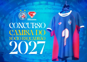 Bahia abre concurso para torcedores criarem camisa de sócio para 2027